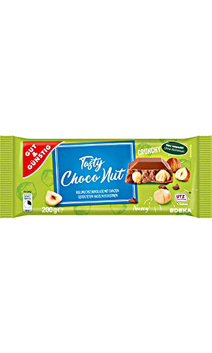 G+G – Alps Cream Nut Chocholate with Nuts – 200 g bar / Alpenrahm-Nuss-Schokolade | German Deli Ph