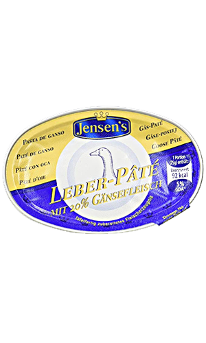 Jensen – Beef Pate de Luxe – 80 g can / Rindsleberpastete | German Deli Ph