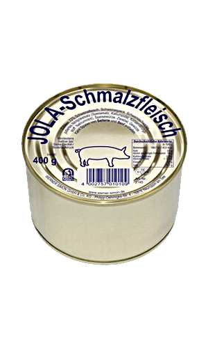 Jola – Pork Meat in Lard – 400 g can / Schmalzfleisch | German Deli Ph