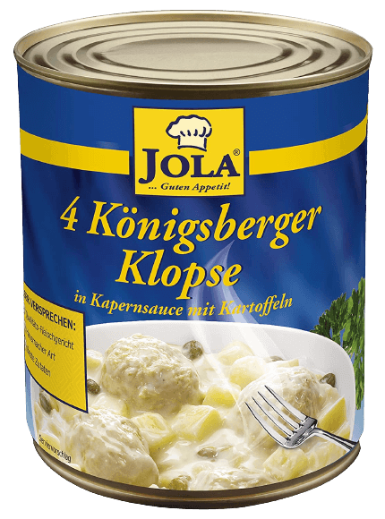 Jola – Meatballs with Capers – 800 g can / Fleischkl??e mit Kapern | German Deli Ph