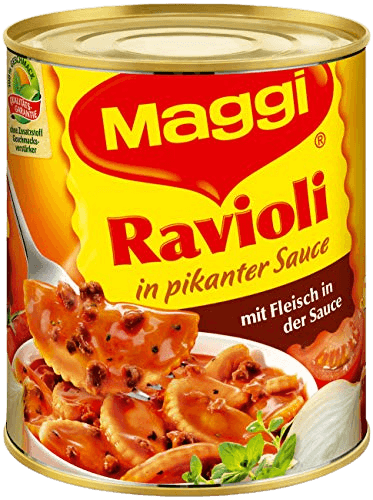 Maggi – Ravioli in Spicy Sauce – 800g can / Ravioli in pikanter So?e | German Deli Ph