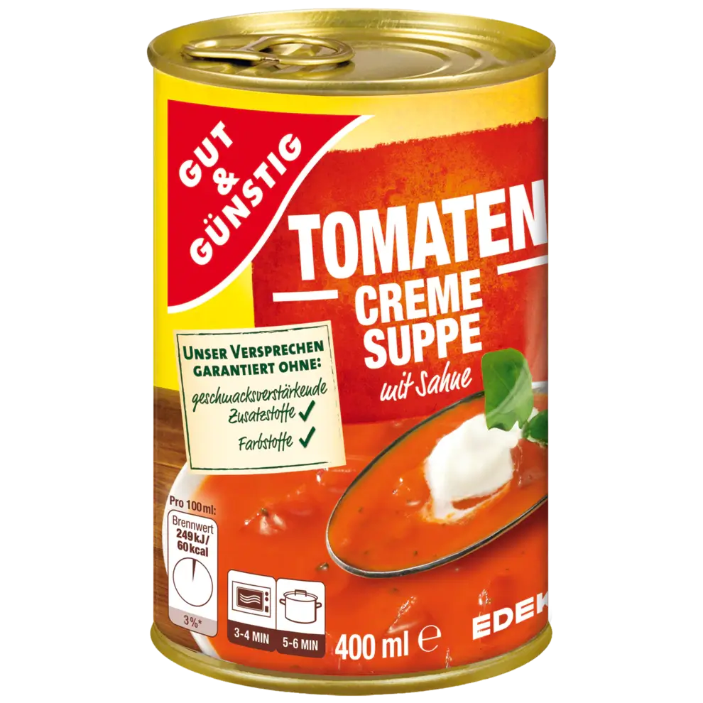 G+G – Tomato Cr?me Soup – 400 ml / Tomatencremesuppe | German Deli Ph