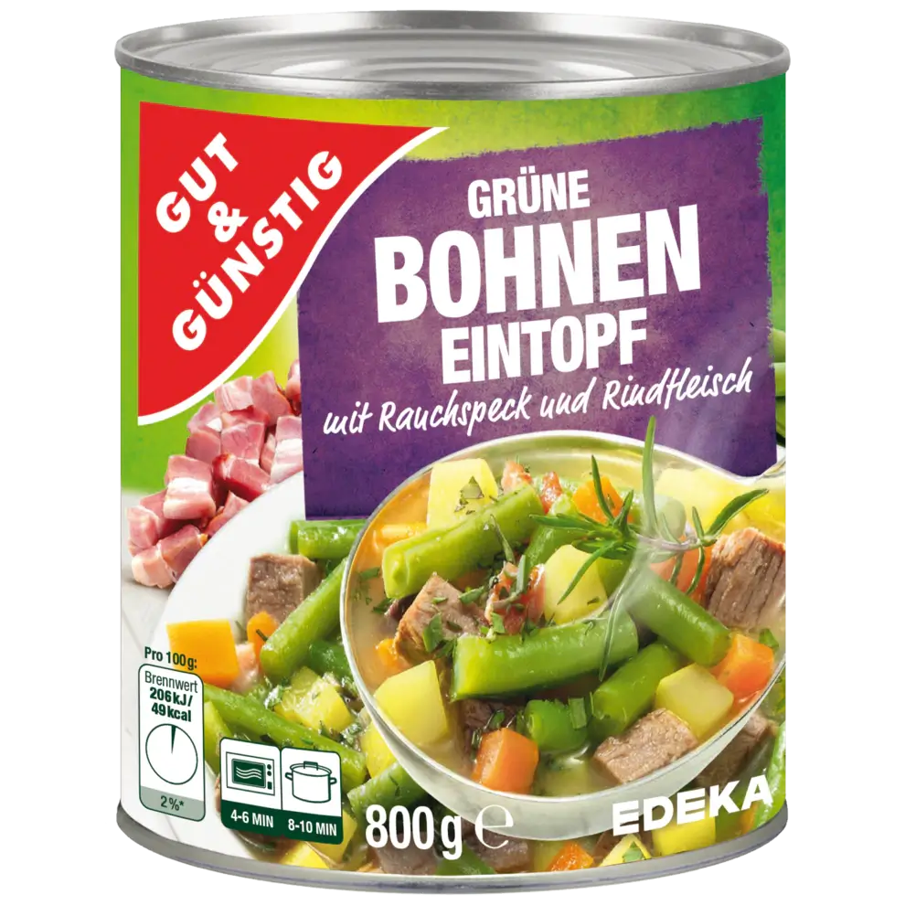 G+G – Green Bean Stew – 800 g can / Gr?ner Bohnentopf | German Deli Ph