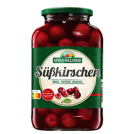 Spreewald – Sweet Cherries – 850 ml can / Susskirschen | German Deli Ph