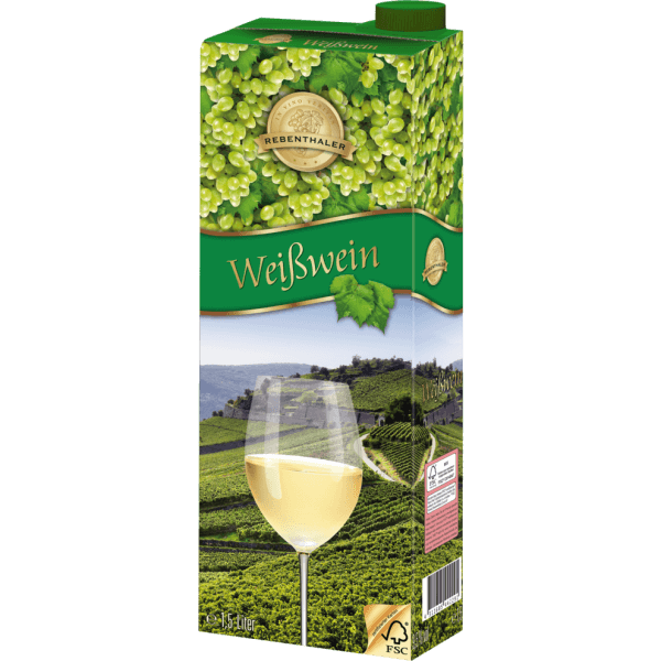 Rebenthaler – Table Wine White Dry – 1500 ml tetra / Tafelwein wei? trocken | German Deli Ph