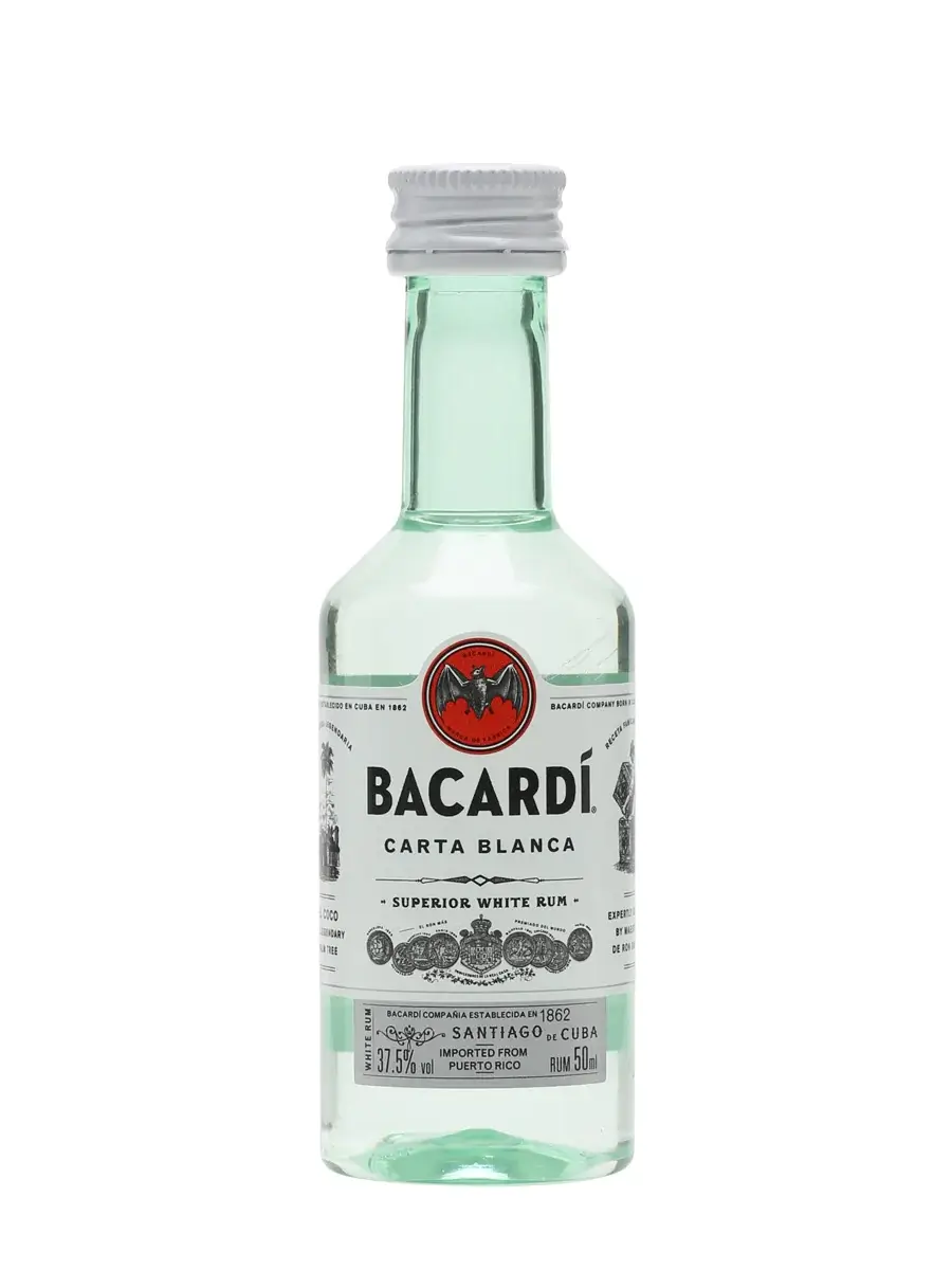 Bacardi – Carta Blanca – 50 ml btl / Wei?er Rum | German Deli Ph
