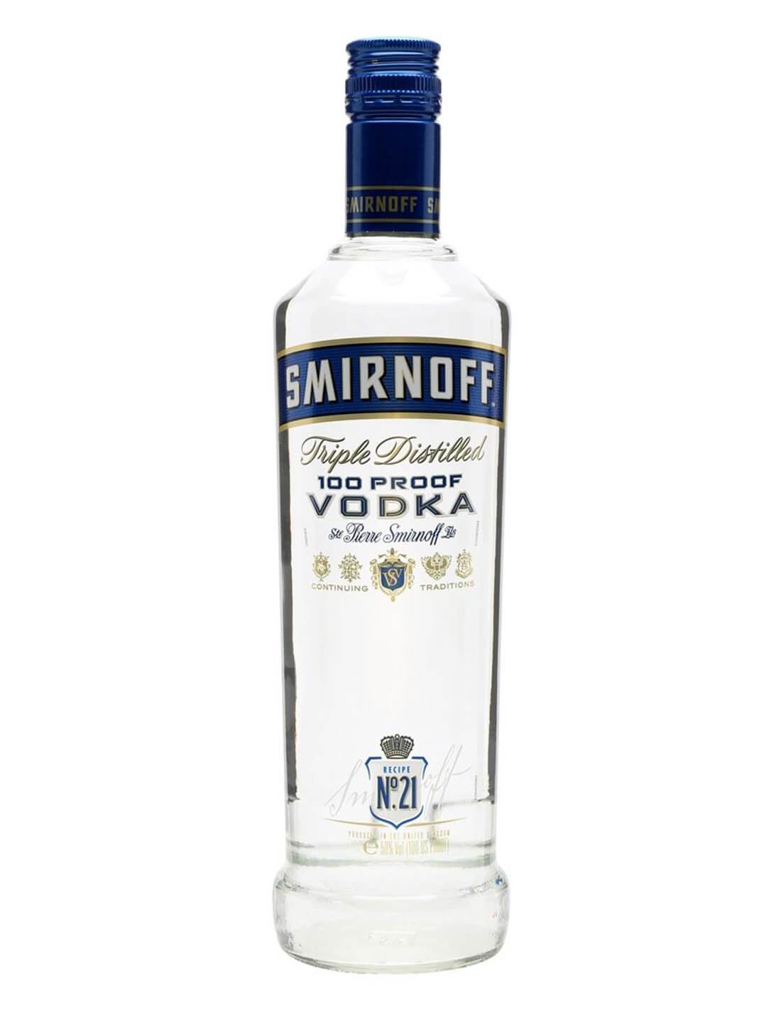 Smirnoff – Blue 50 % – 1000 ml btl / Vodka | German Deli Ph