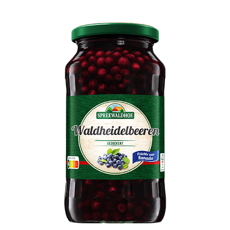Spreewald – Wild Blueberries – 580 ml can / Wilde Heidelbeeren | German Deli Ph