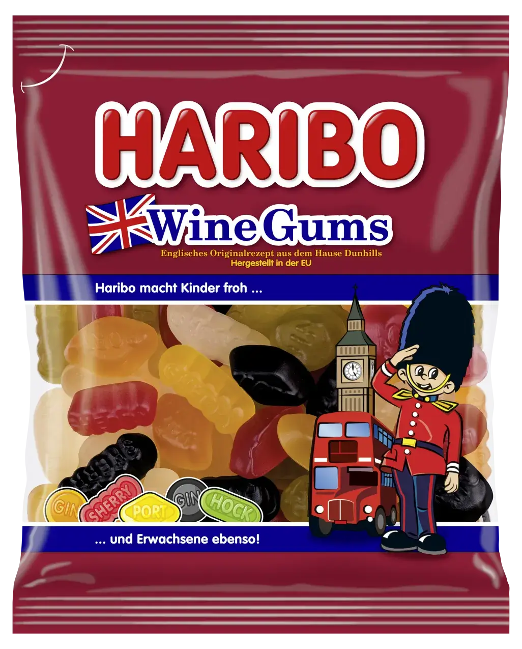 Haribo – Wine Gums British- 200g / Wine gums | German Deli Ph