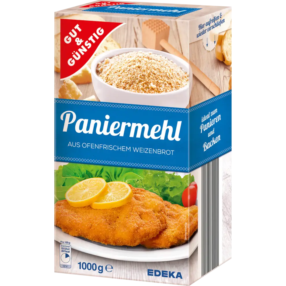 G+G – Bread Crumbs – 1000 g pck / Paniermehl | German Deli Ph