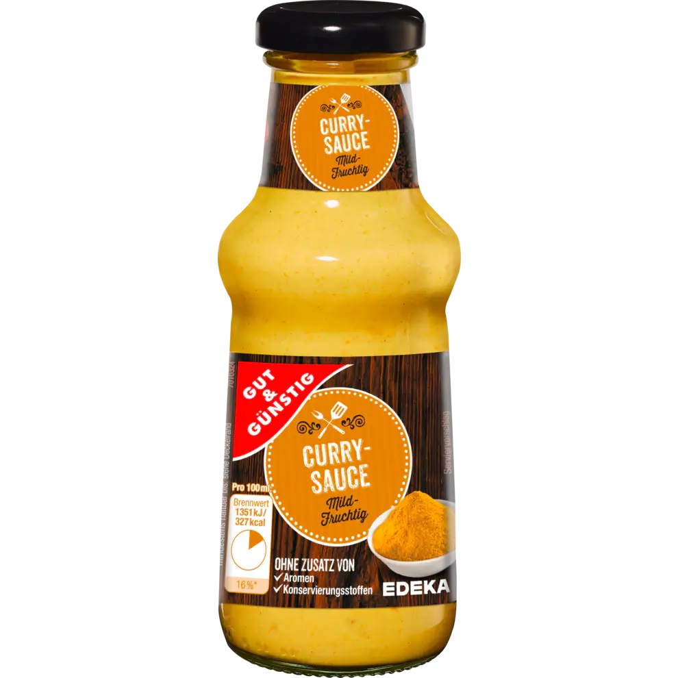 G+G – Curry Sauce – 250 ml btl / Curryso?e | German Deli Ph