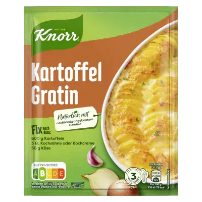 Knorr – Fix for Potatoes Gratin/ – 37 g bag / Fix f?r gratinierte Kartoffeln | German Deli Ph