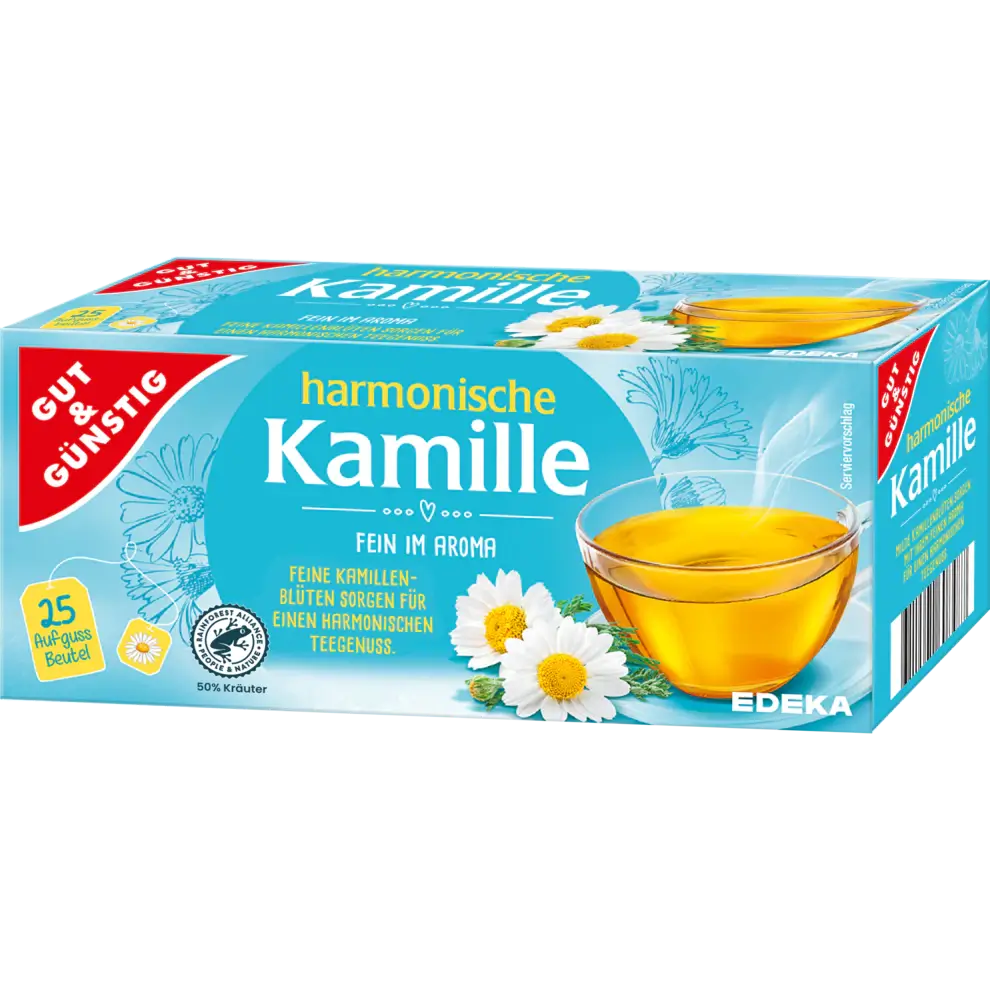G+G – Camomile Tea in bags – 25er pck / Kamillentee | German Deli Ph