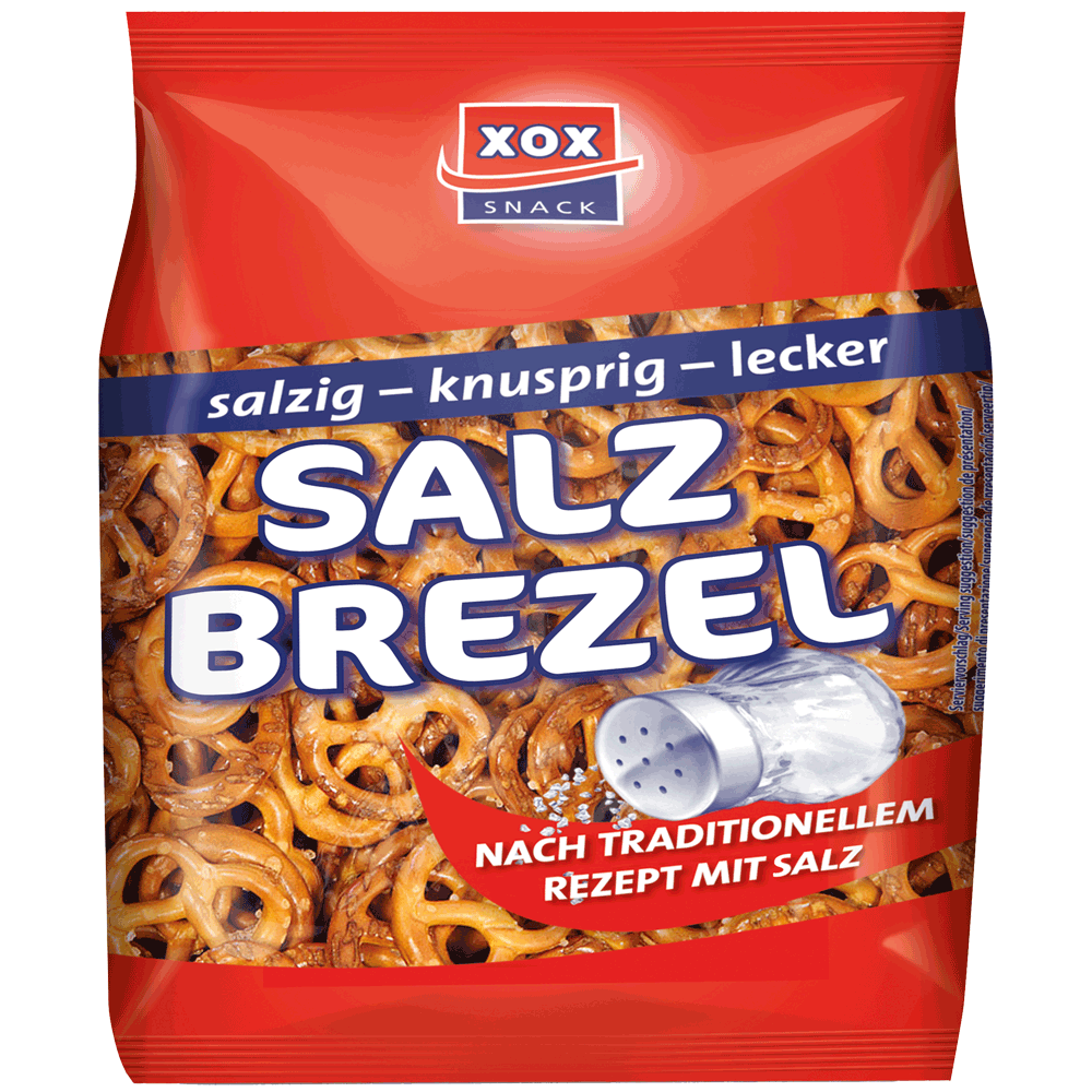XOX – Salted pretzels – 175 g pck / Salz Brezel | German Deli Ph