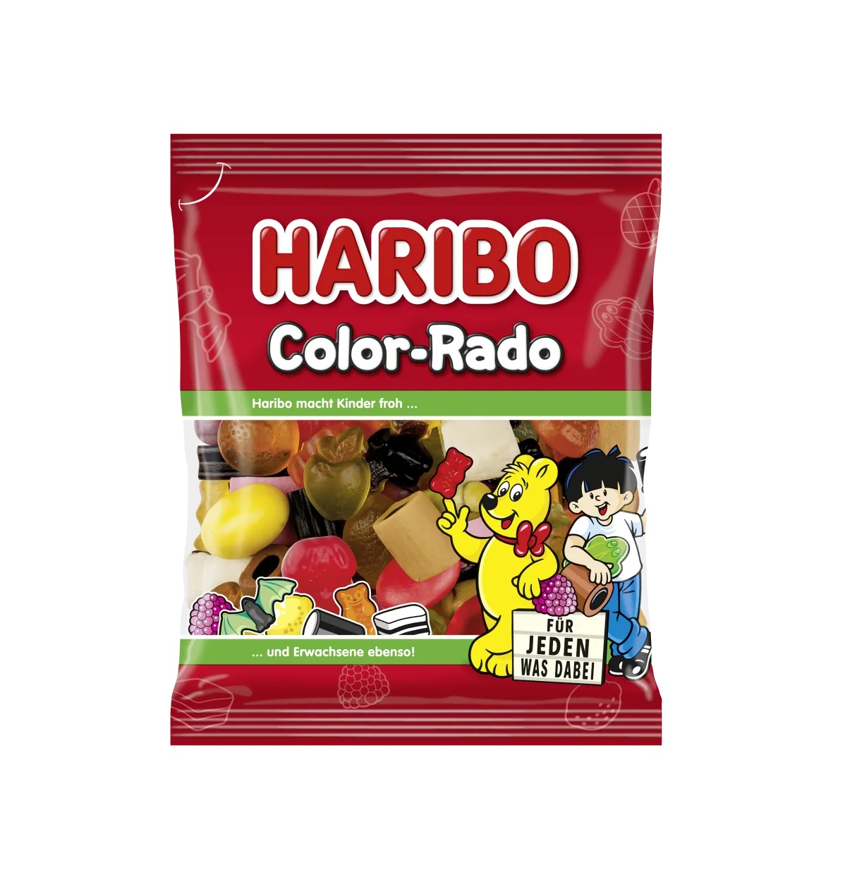 Haribo – Color Rado Liquorice & Fruit Jelly Mix – 175 g bag / Lakritze-Fruchtgummimix | German Deli Ph