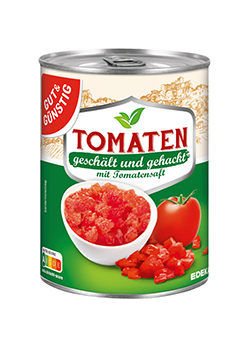 G+G – Tomatoes Minced in Tomato Juice – 400 g / Pizzatomaten in saft | German Deli Ph
