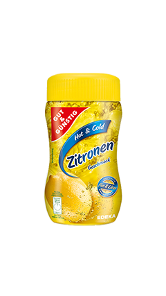 G+G – Instant lemon Drink – 400 g / Zitronen Geschmack Hot & Cold | German Deli Ph