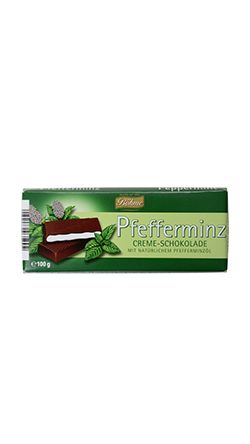 Boehme – Chocolate with Peppermint Stuffing 100 g / Pfefferminz Créme Schokolade | German Deli Ph