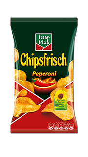 Funny Frisch – Pepperoni  – 150g / Potato Chips Pepperoni Style | German Deli Ph