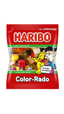Haribo – Color Rado Liquerice & Fruit Jelly Mix – 100 g bag / Lakritze-Fruchtgummimix | German Deli Ph